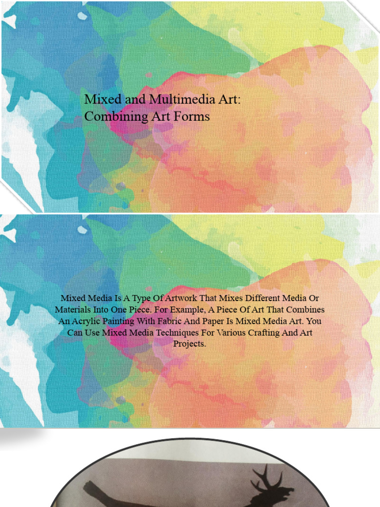 Mixed and Multimedia Art PDF Collage Paintings