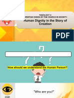 1 - Human Dignity in The Story of Creation