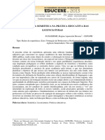 ARTIGO REGINA GUILHERME A Presença Da Semiótica Na Prática Educativa Das Licenciaturas