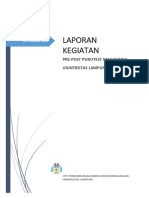 Laporan Kegiatan Pre-Post Psikotes Mahasiswa 2019