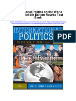International Politics On The World Stage Brief 8th Edition Rourke Test Bank