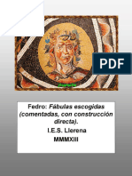 Calameo Seleccion Textos de Fedro Selectividad Pau Extremadura