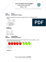 (Sekolah Online Ruangguru) Latihan Soal 30 Maret-3 April 2020 - Kelas 1 SD