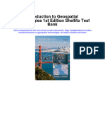 Introduction To Geospatial Technologies 1st Edition Shellito Test Bank
