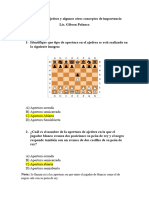 Ajedrez y Algunos Conceptos Repaso Lic. Gibson Polanco