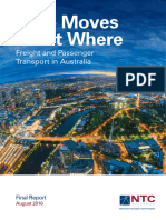 Report - Australia - Who Moves What Where - Freight and Passenger Transport in Australia (NTC 2016-08)