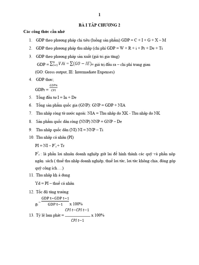 BT Chuong 2 | PDF