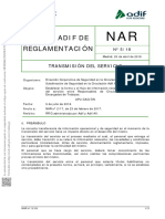 NAR 5 - 18 Trasnmisión Del Servicio