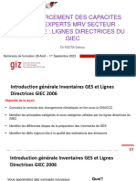 Formation LD GIEC Energie GIZ Jour1