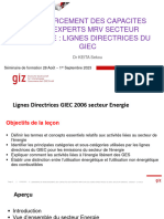 Formation LD GIEC Energie GIZ Jour2-3