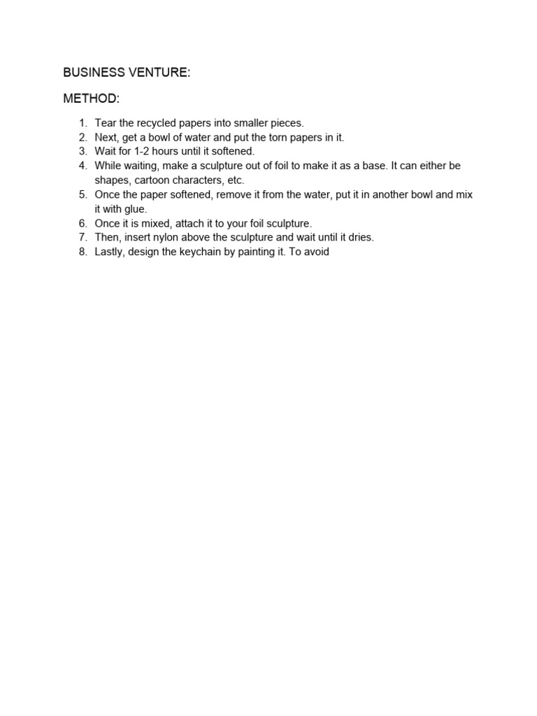 Business Venture PDF