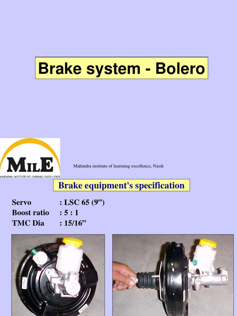 Bolero Brake System