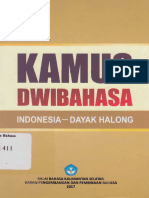 Kamus Dwibahasa Indonesia-Dayak Halong 2017