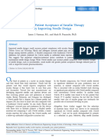 Improving Patient Acceptance of Insulin Therapy