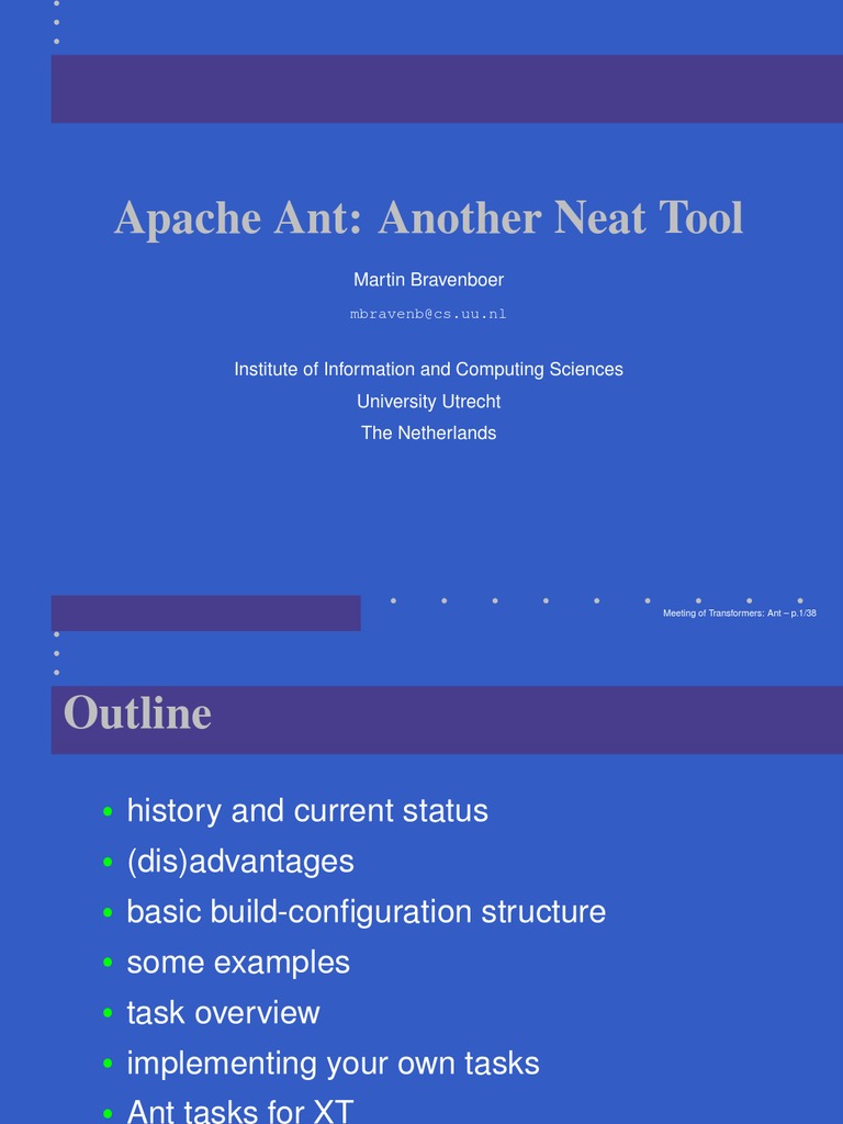 Ant 2002 | PDF | Java Platform | Information Technology Management