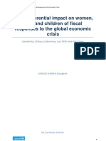 Lorraine Corner Gender Analysis of Fiscal Responses to the Global Crisis 21DEC 2009