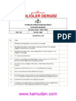 2504 Tebliğler