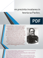 Cum Prezinta Invatarea in Teoria Sa Pavlov