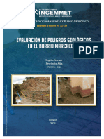 Informe Tecnico n0 A7159 Evaluacion de Peligros Geologicos en El Barrio Marcacoto Distrito Aija Provincia Aija Region Ancash