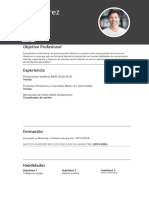 Plantilla CV 1 Gratis InfoJobs