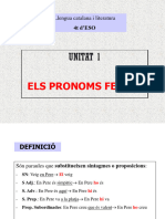 Els Pronoms Febles