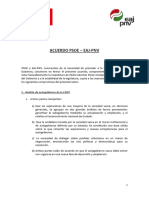 Acuerdo PSOE- PNV