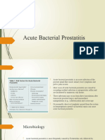 Acute Bacterial Prostatitis