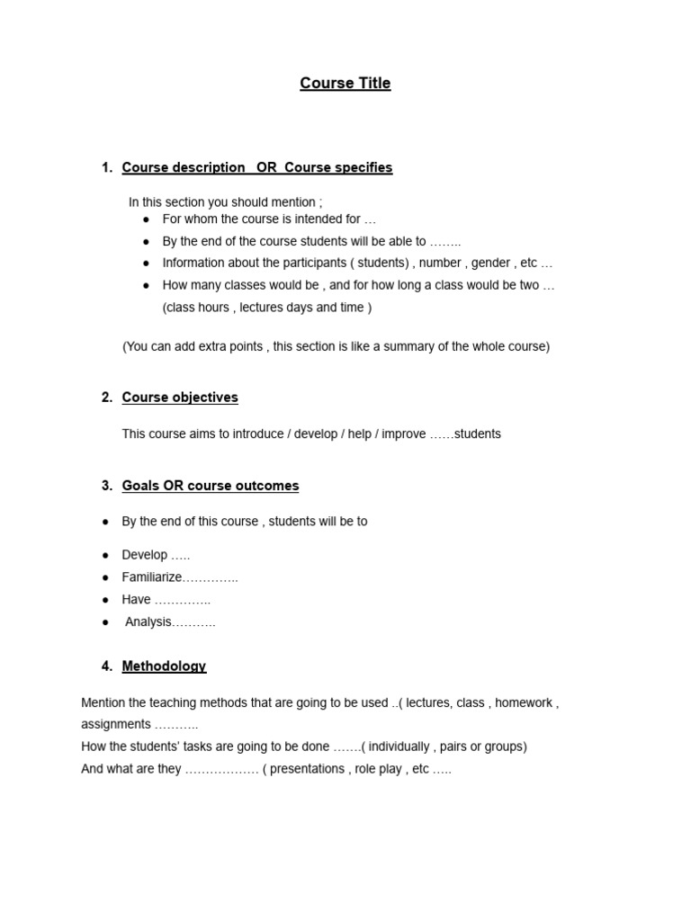 Comprehensive Course Overview and Objectives | PDF