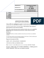 14 (2º) Atividade Buy It or Not Will 8 Anos Referente 1º Quinzena de Maio