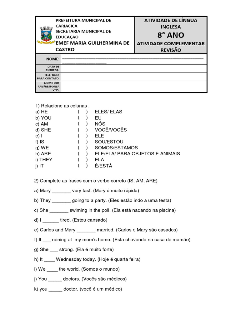 17-atividade-extra-revis-o-verb-to-be-e-descriptions-pdf-m-sica