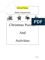 Christmas Maths Acitivity Booklet