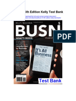 Busn 5 5th Edition Kelly Test Bank