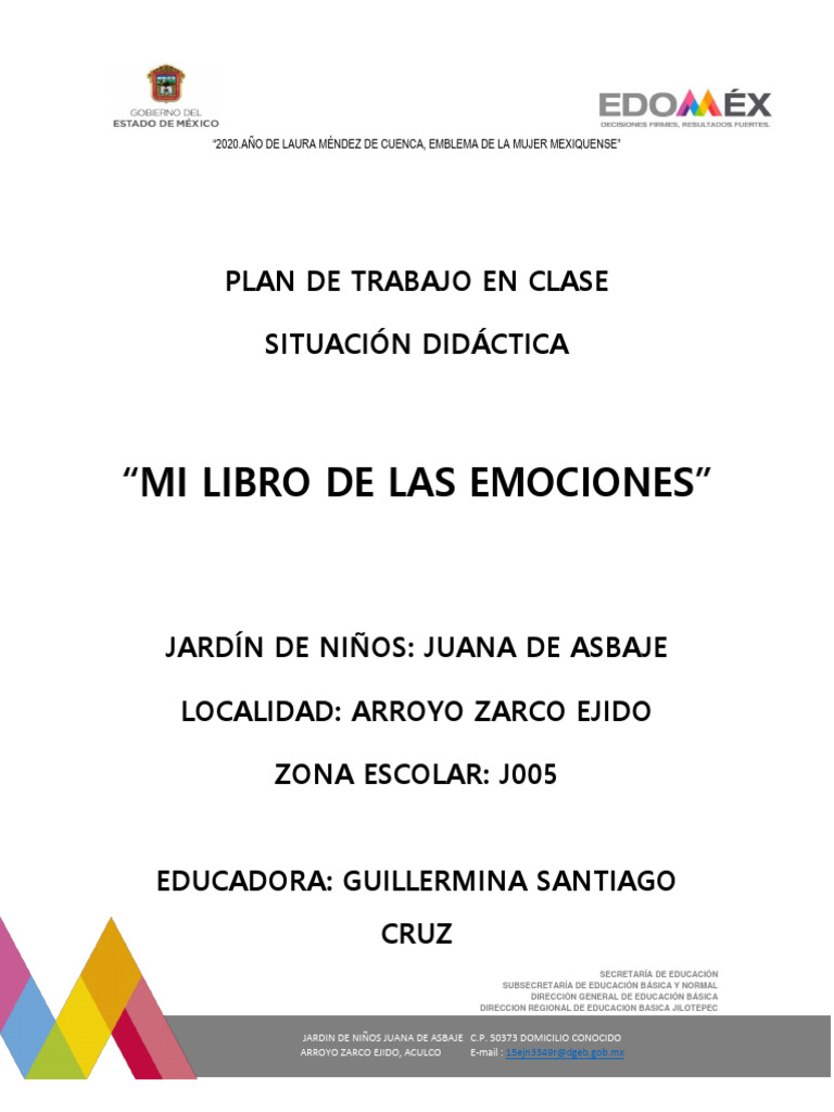 MLNIDPED1229 - Mi Libro de Las Emociones | PDF | Las emociones ...