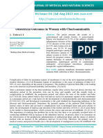 Obstetrical Outcomes in Women With Chorioamnionitis