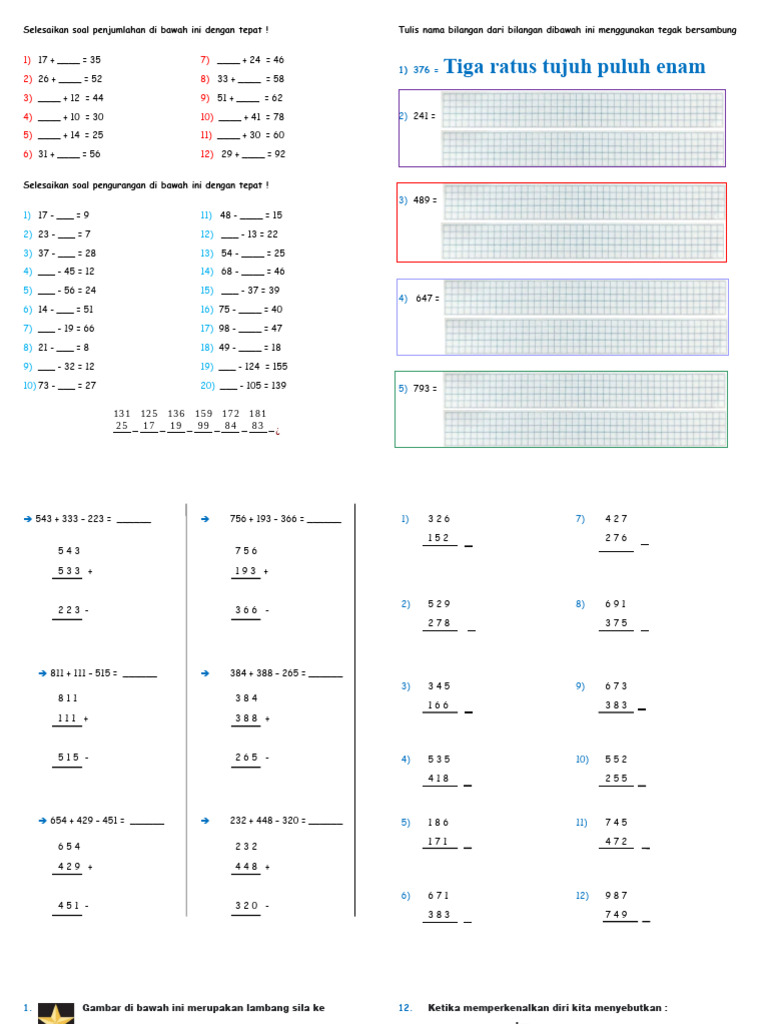 Kumpulan Latihan Soal Kelas 2 Sd Pdf