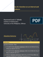 3.1-3.2. Absolute Extrema of A Function On An Interval Optimization Problems PDF