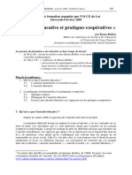 Autorité Éducative Et Pratiques Coopératives