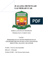 Kerja Lapangan Geografi 2022