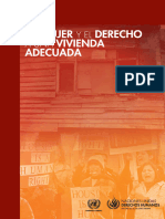 El Derecho de Las Mujeres A La Vivienda Adecuada