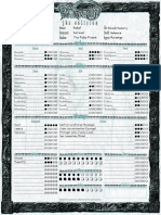 Wraith20 Character Sheets Editable