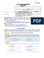 4°básico Guía N°17 Matemática Divisiones