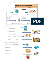 Demonstrative Pronouns Picture Description Exercises Reading Comprehensio - 87145