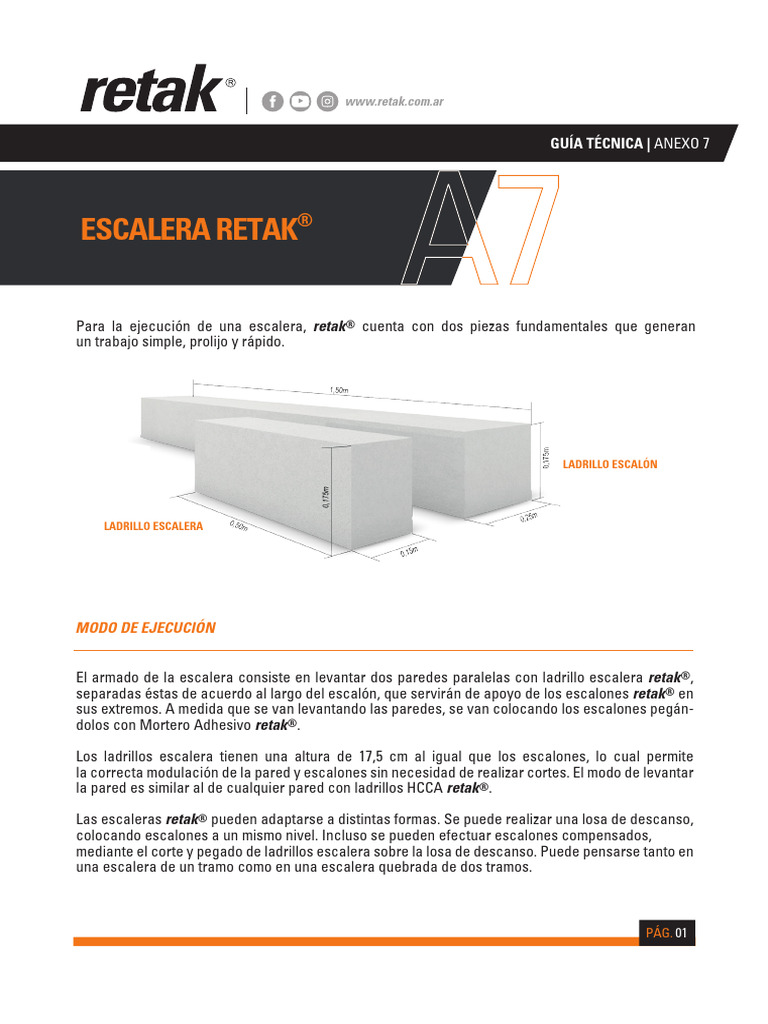 Retak 7 | PDF | Escalera | Ladrillo