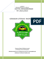 Laporan Kegiatan Literasi Madrasah
