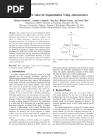 Semantic ECG Interval Segmentation Using Autoencoders