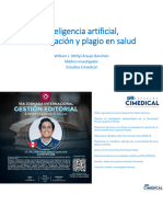 Inteligencia Artificial, Investigación y Plagio en Salud