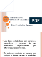 Datos Estadisticos, Organizacion y Clasificacion