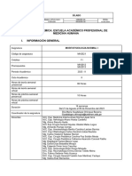 Morfofisiología Normal I