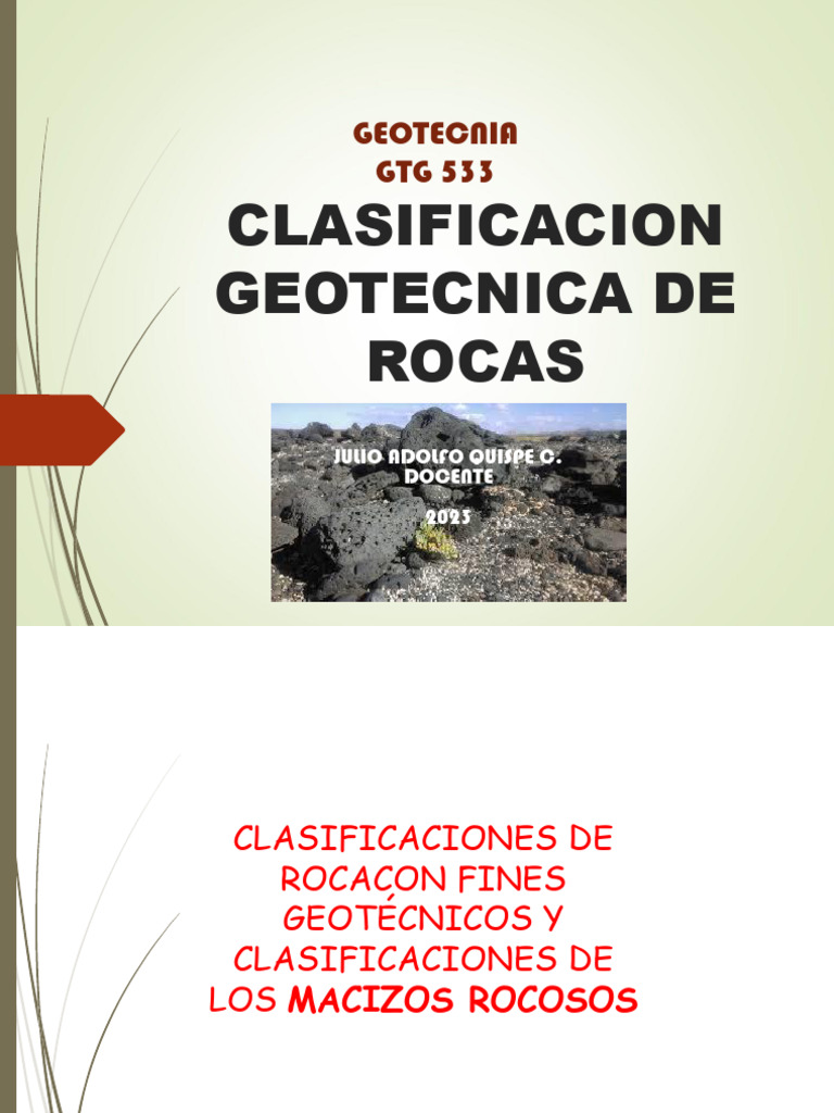 Clasificaciones de Las Rocas Con Fines G | Descargar gratis PDF | Roca ...
