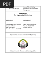 Reliability Assignment